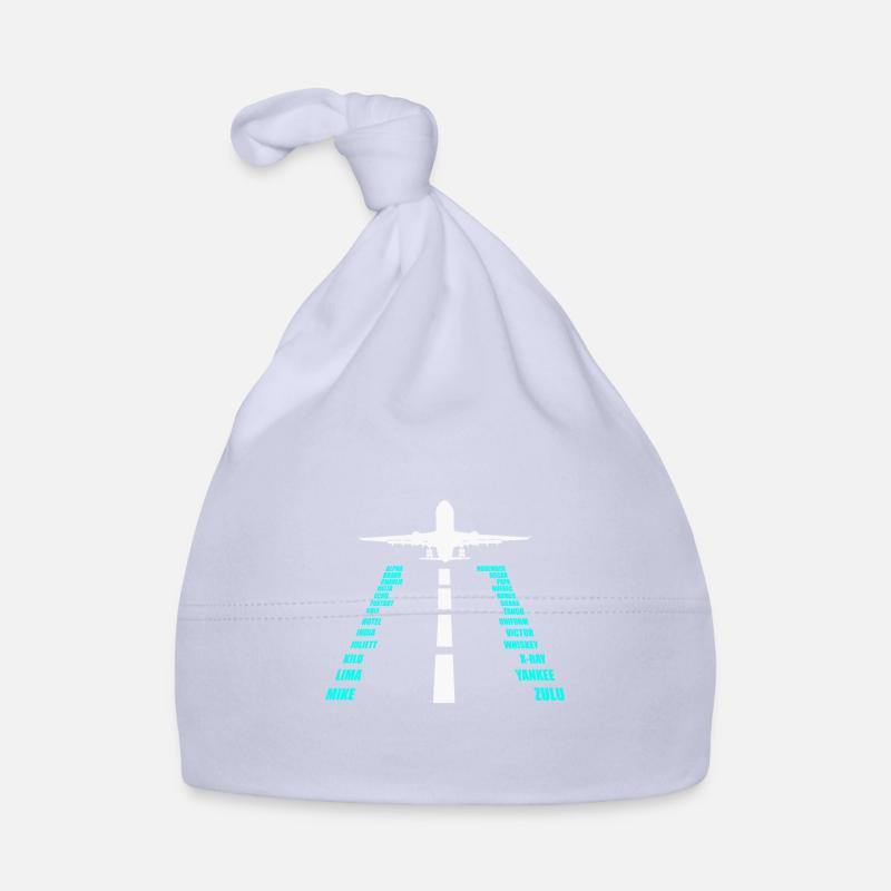 Pilot Alphabet Airplane Pilot Pilot Gift Organic Baby Cap