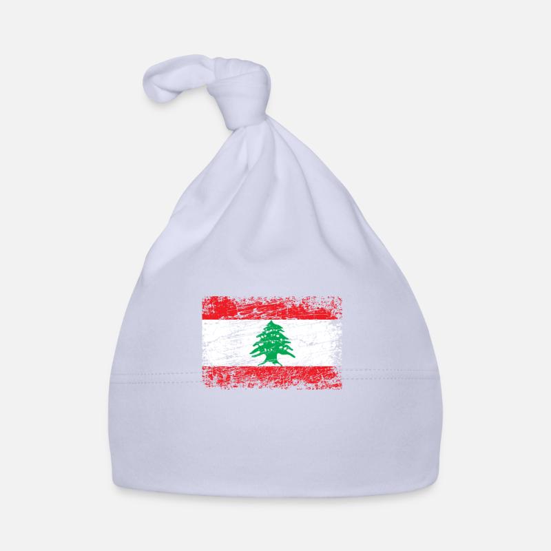 Drapeau libanais drapeau drapeau Bonnet bio Bébé