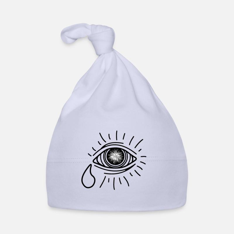Oeil rétro vintage old school Bonnet bio Bébé