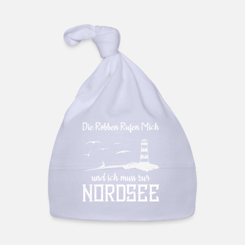 Robbe Nordsee Seerobbe Geschenk Baby Bio-Mütze