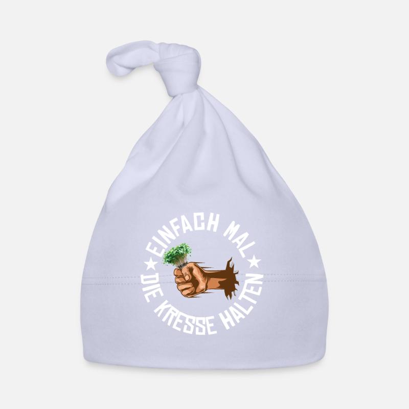 Einfach mal die Kresse halten Baby Bio-Mütze