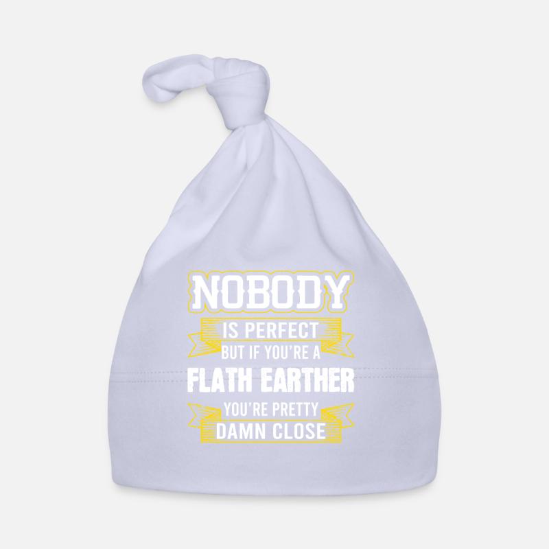 Flath Earth Society Flache Erde Gesellschaft Baby Bio-Mütze