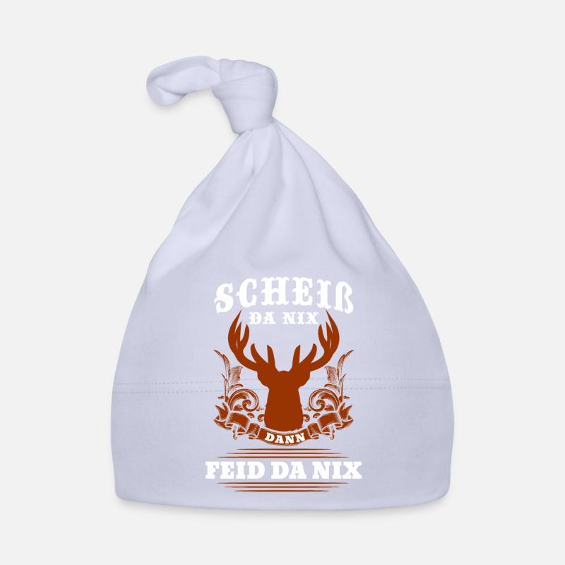 Scheiß Da Nix Dann Feid Da Nix Bayerische Sprüche Baby Bio-Mütze