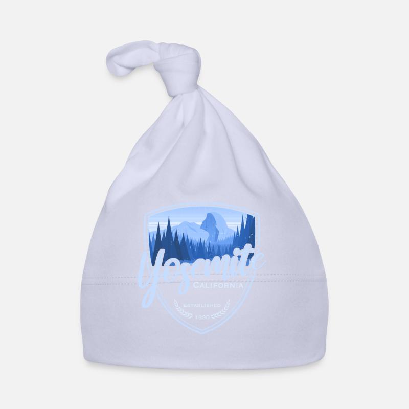 Yosemite Blue Vintage Organic Baby Cap