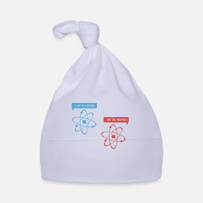 I lost an electron - Funny Physicist Physics - Organic Baby Cap - sky
