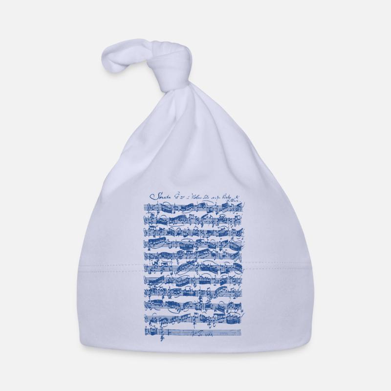 Bach Sonata for Violin 1 in G minor Adagio Organic Baby Cap