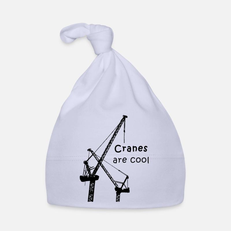 Crane - crane operator - cranes are cool - construction site Organic Baby Cap
