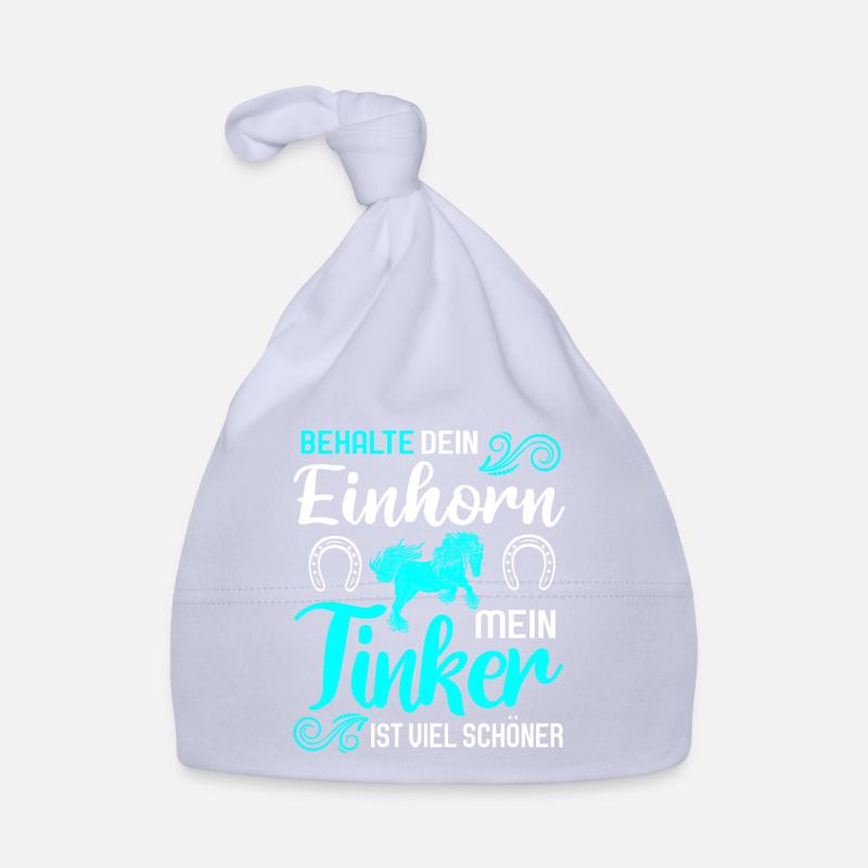 Tinker Pferd Reiter Geschenk Baby Bio-Mütze
