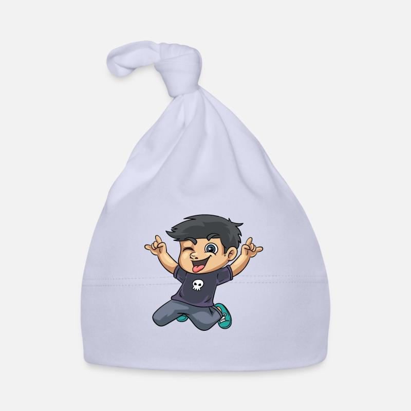 Rocking boy student school freshman design Organic Baby Cap