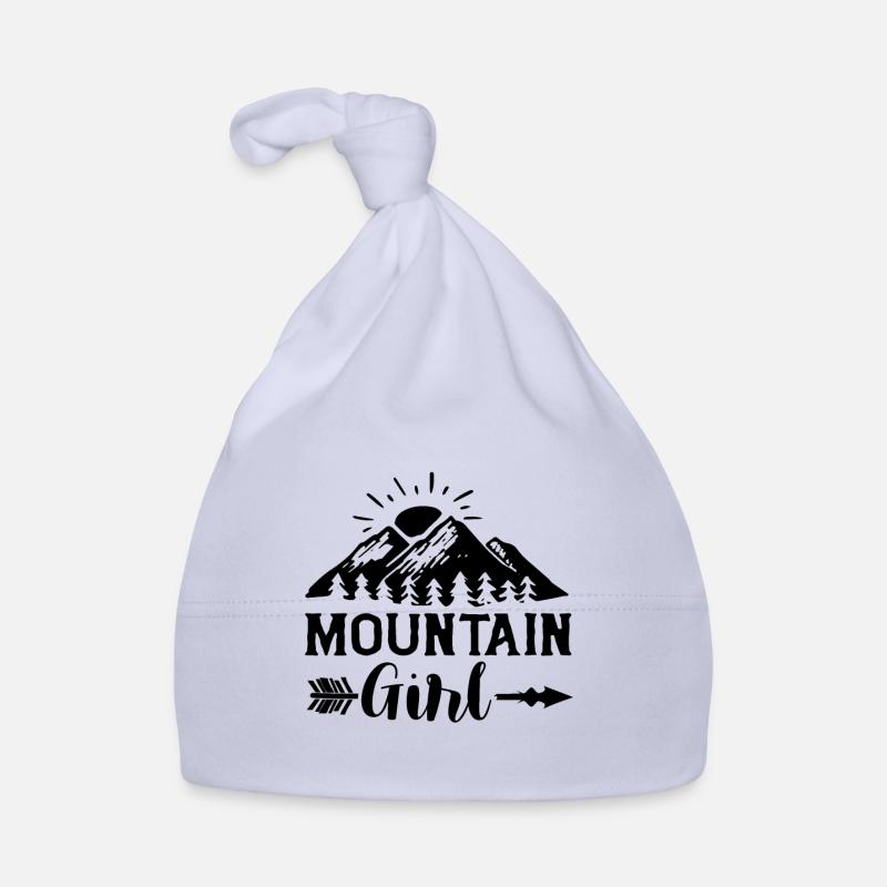 Berge Mädchen Mountains Frau Baby Bio-Mütze