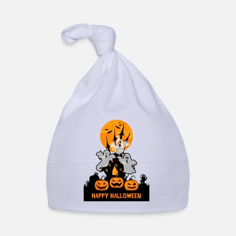 Halloween Babyhue af økologisk bomuld