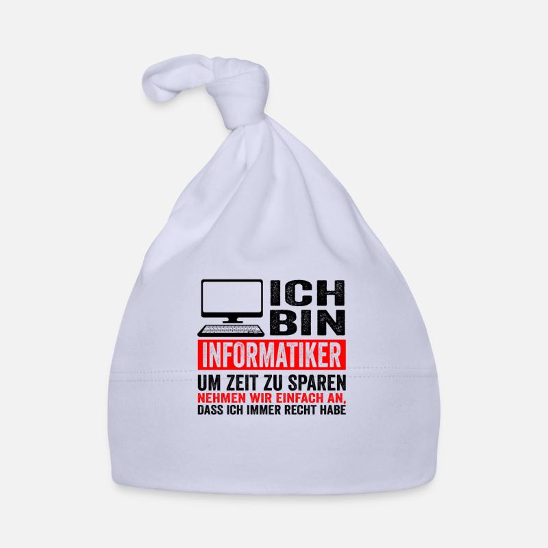 Informatiker IT Experte Informatik Informatik Lust Baby Bio-Mütze