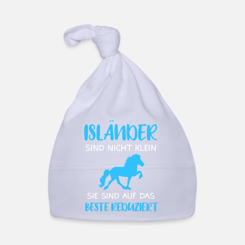 Islandpferd Isländer Pferde Geschenk Baby Bio-Mütze