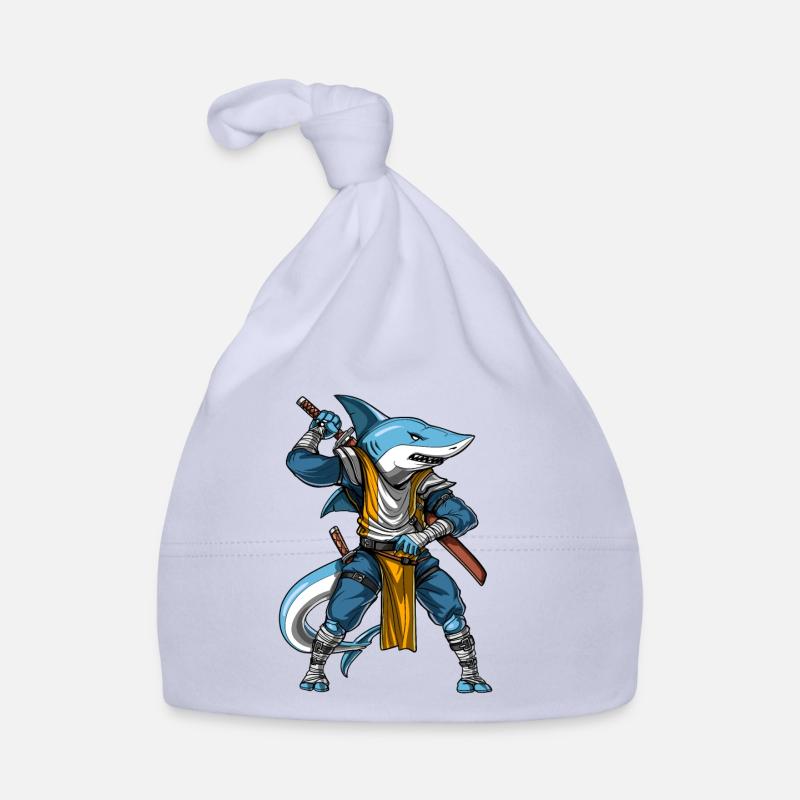 Requin Samurai Ninja Bonnet bio Bébé