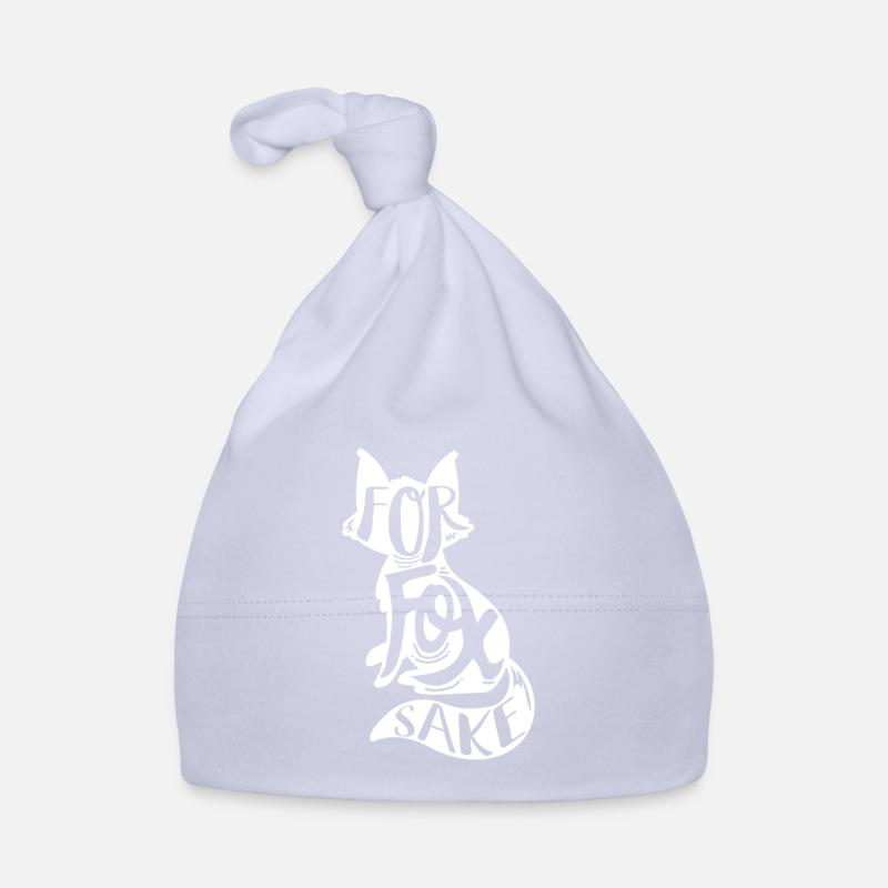 Renard - Bonnet bio Bébé - ciel