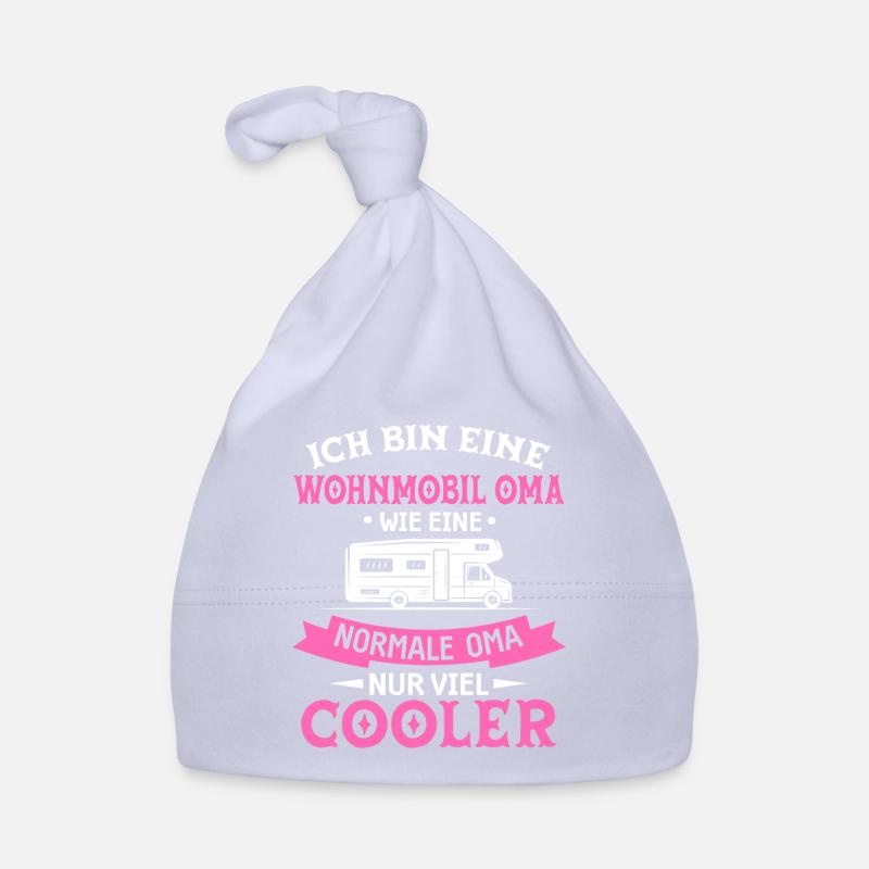 Wohnmobil Oma Wohnwagen Camping Geschenk Baby Bio-Mütze