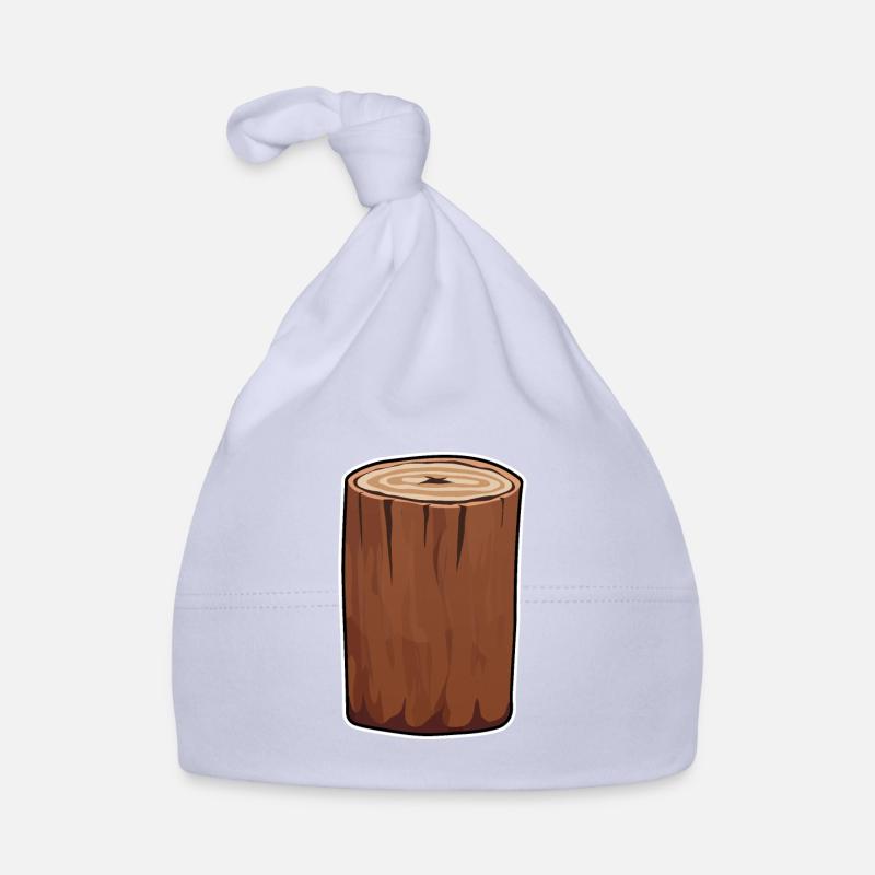 Tronc d'arbre drôle Bonnet bio Bébé