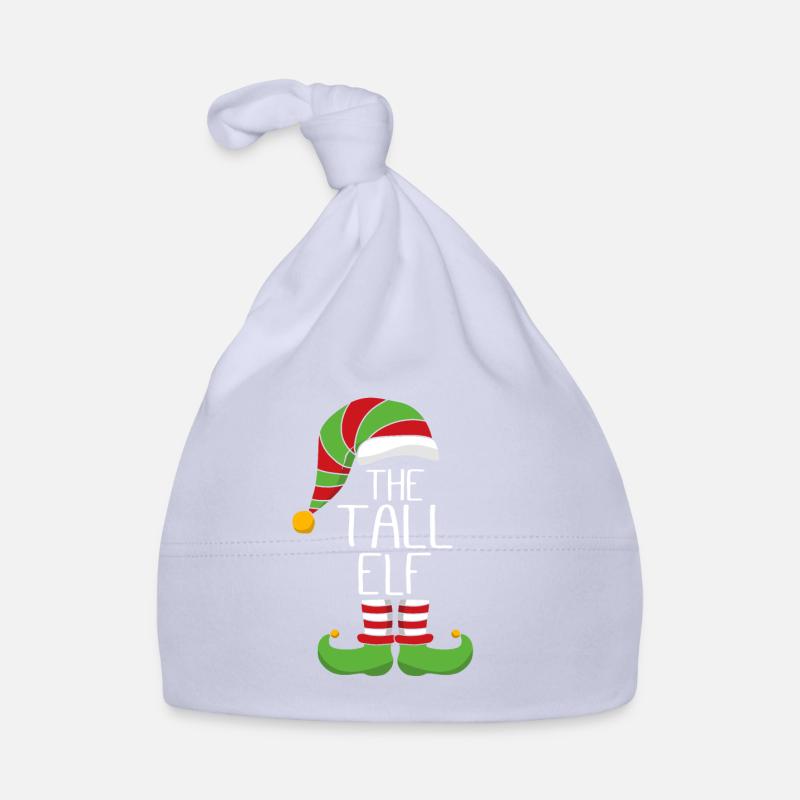 Funny Christmas Elf - The Tall Elf Organic Baby Cap