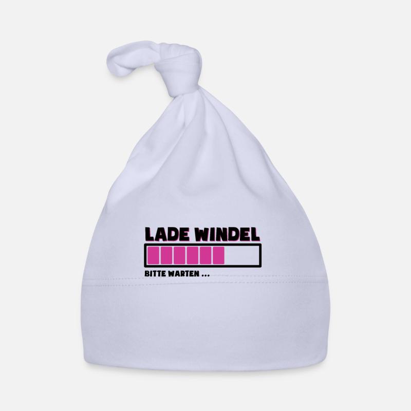 Lade Windel - Mädchen Baby Bio-Mütze