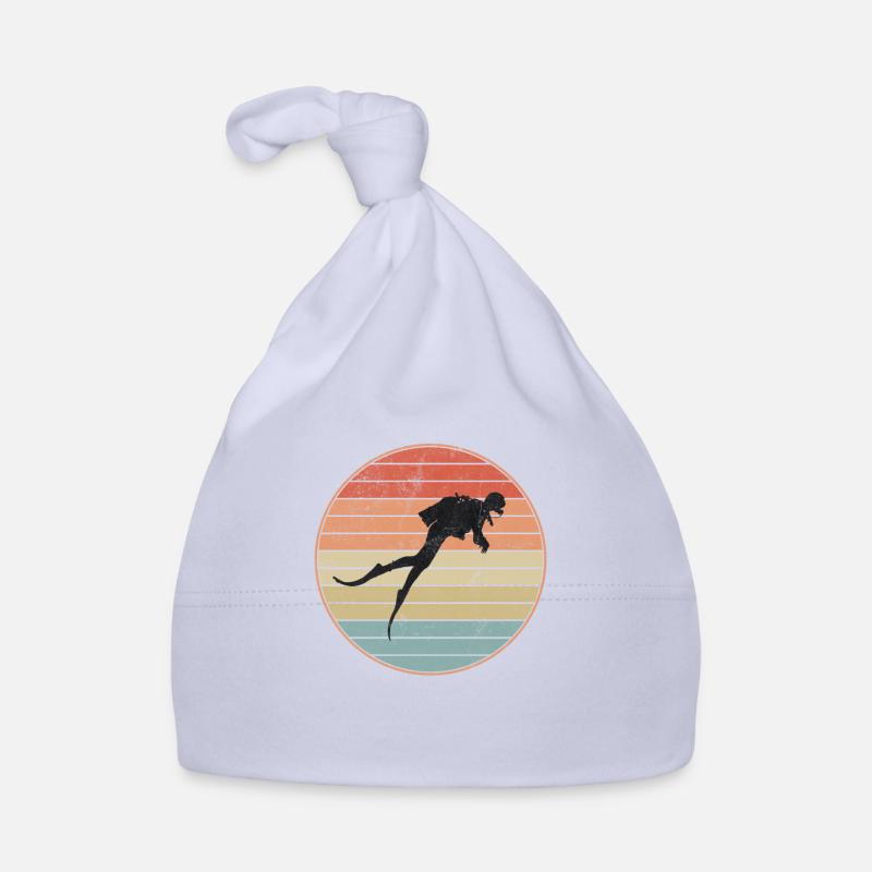 Moniteur de plongée école de plongée sous-marine - Bonnet bio Bébé - ciel