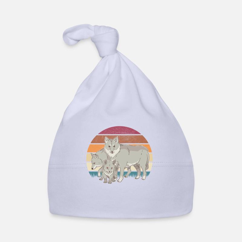 Meute de loups loups loup Bonnet bio Bébé