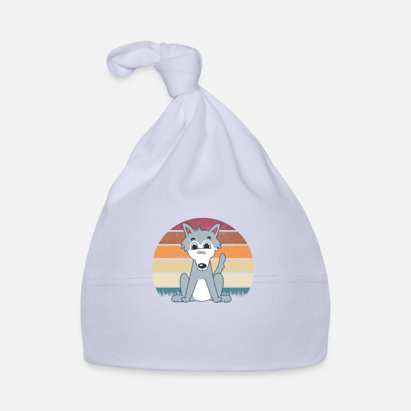 Bébé loup mignon Bonnet bio Bébé