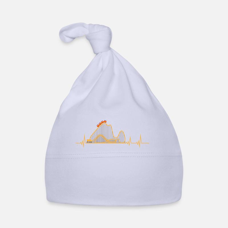 Roller coaster, roller coaster roller coaster park, - Organic Baby Cap - sky