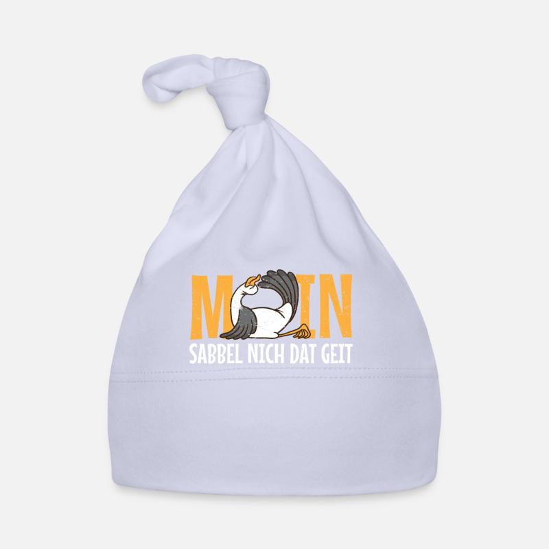 Low German Moin als Möwe sabbel nich dat geit Organic Baby Cap