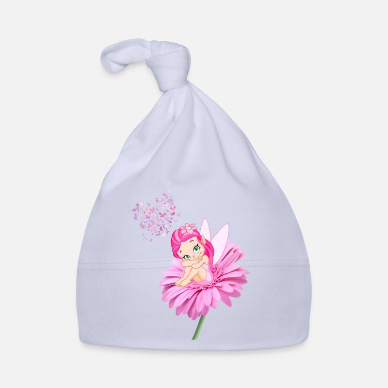 Papillons de fleurs de fée Bonnet bio Bébé