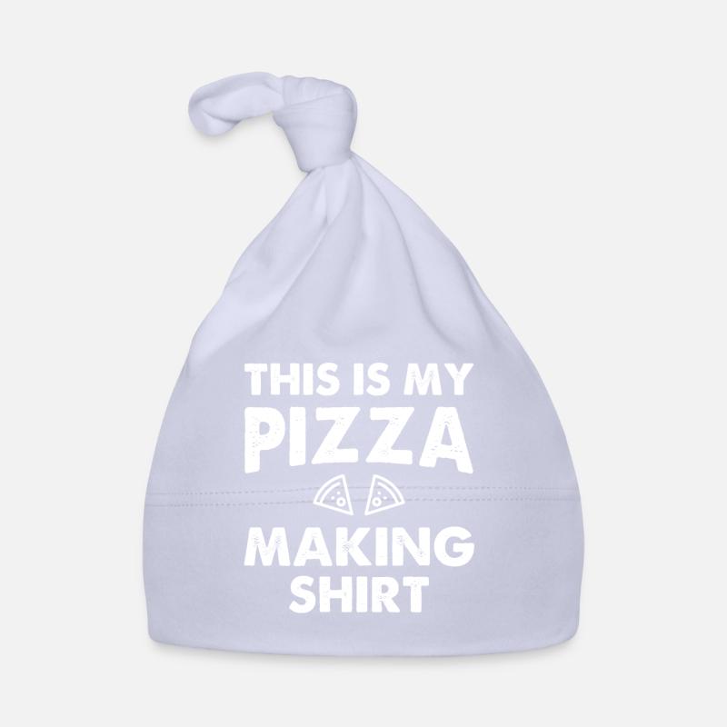 This Is My Pizza Making Shirt Bonnet bio Bébé