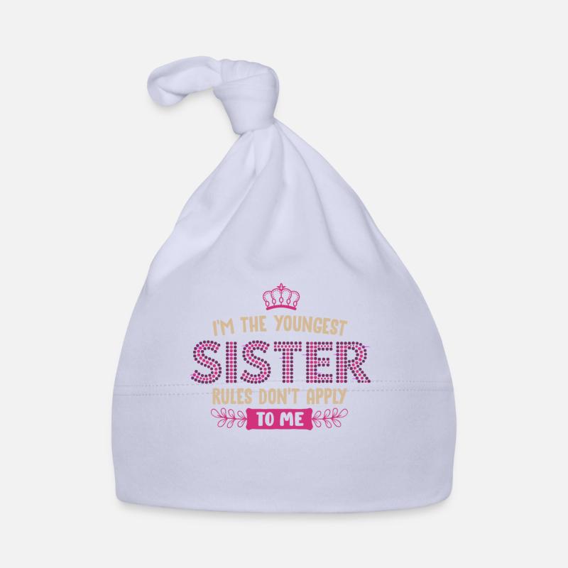 Siblings, siblings, sisters, eldest Organic Baby Cap
