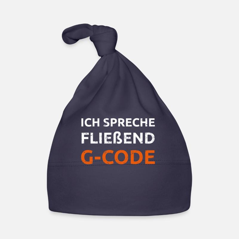 Ich spreche G Code CAM Programmierer Geschenk Baby Bio-Mütze