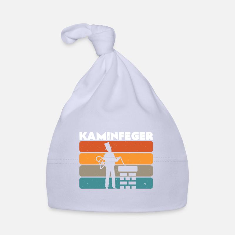 Retro Schornsteinfeger Vintage Kaminfeger Geschenk Baby Bio-Mütze