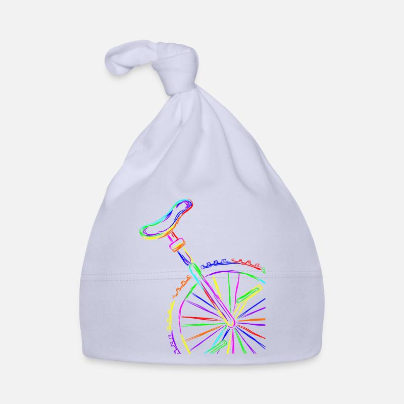 Buntes Einrad Baby Bio-Mütze