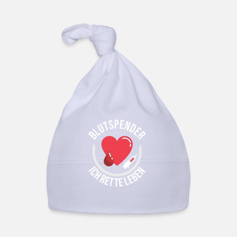 Blutspender ich rette Leben Bluspenderin ich rette Baby Bio-Mütze