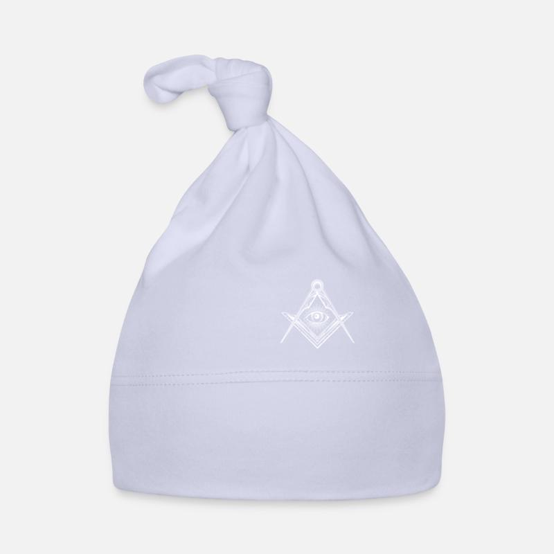 Freemason Mason Illuminati All seeing eye Organic Baby Cap