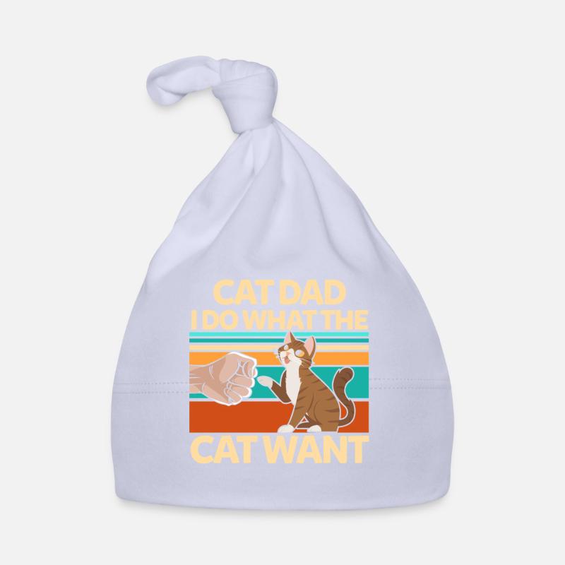 Chat père de chat propriétaire de chat amoureux des chats Bonnet bio Bébé