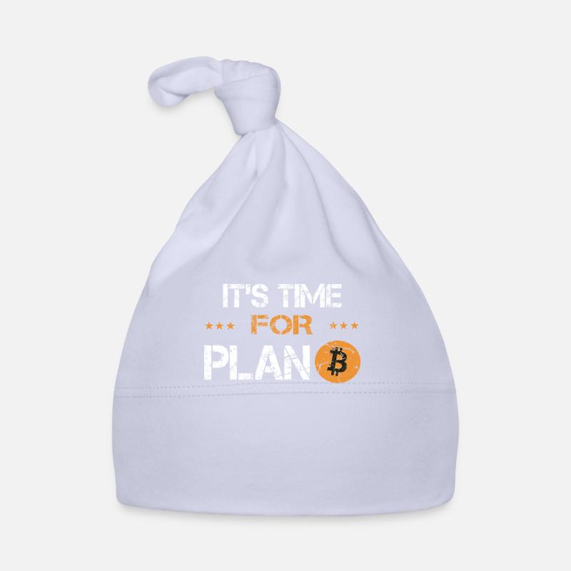 Il est temps pour Plan B Bitcoin Crypto Crypto Currency Bonnet bio Bébé