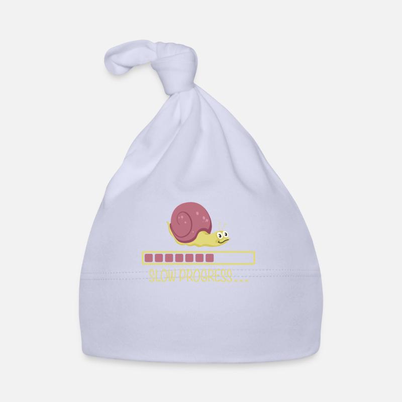 Slow Progress Loading Snail Office Office Humor Organic Baby Cap