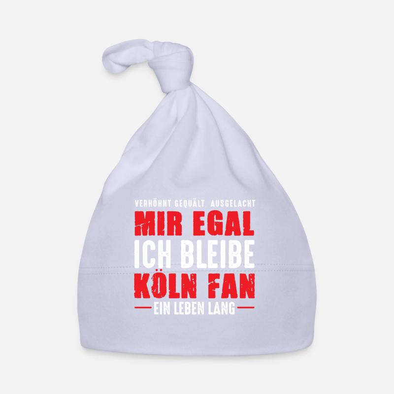 Köln Fan Ein Leben Lang Kölner Kölsch Spruch Baby Bio-Mütze