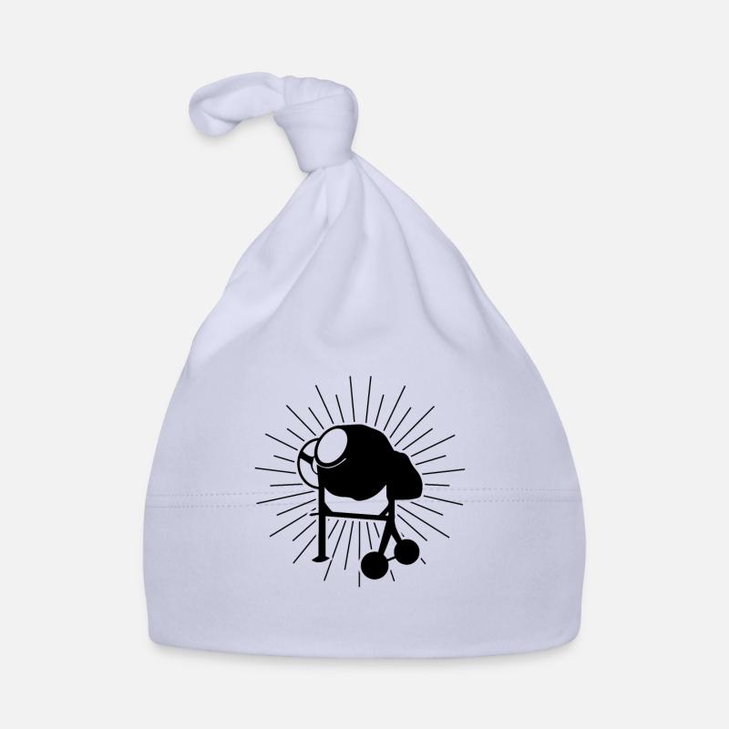 Concrete mixeron on construction site Concrete Concrete Organic Baby Cap