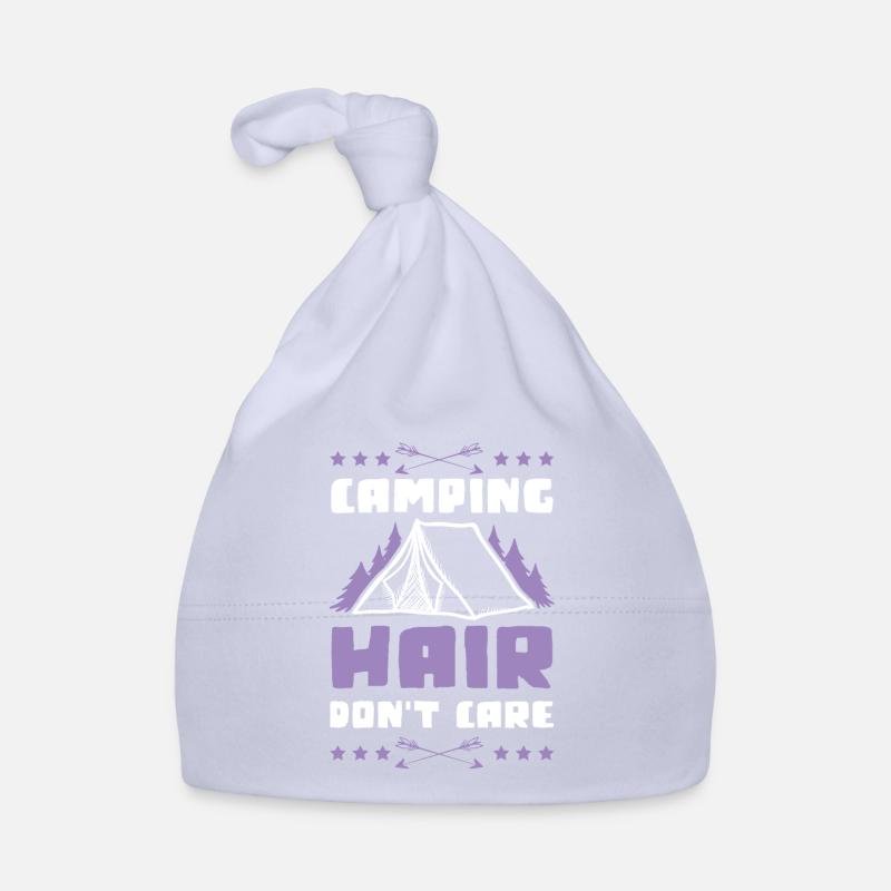 tent camping camp Organic Baby Cap