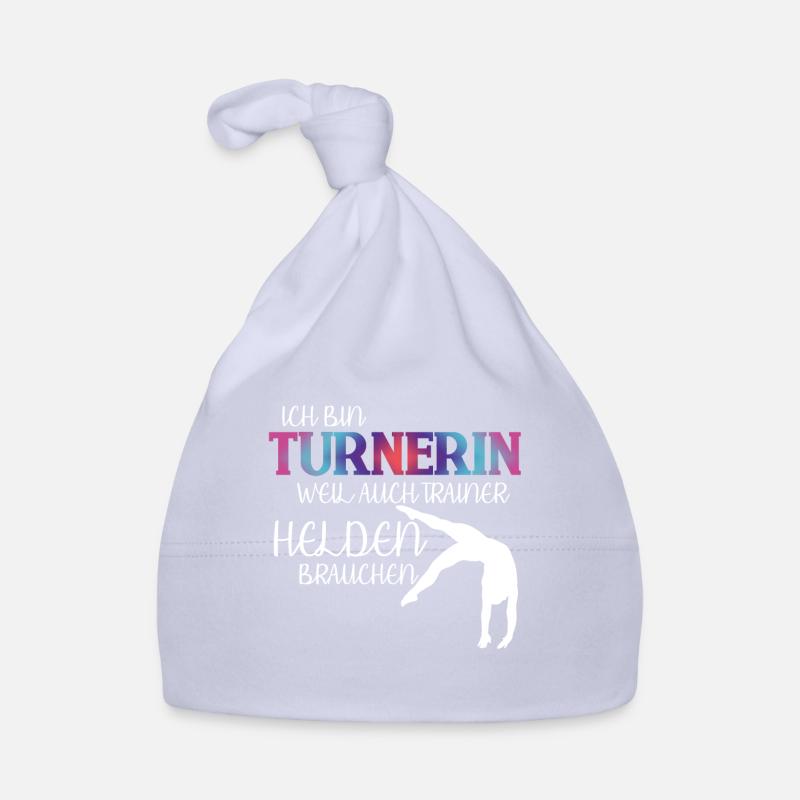 Turnen Handstand Spruch Trainer Baby Bio-Mütze