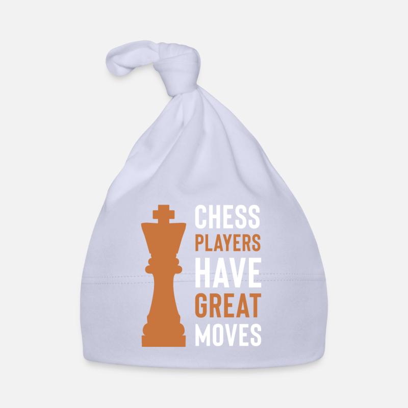 Jeu Échecs joueurs - Bonnet bio Bébé - ciel