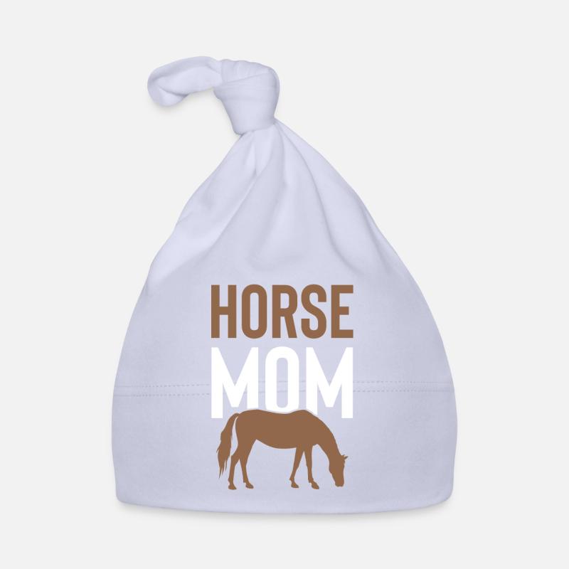 Pferde Mama Baby Bio-Mütze