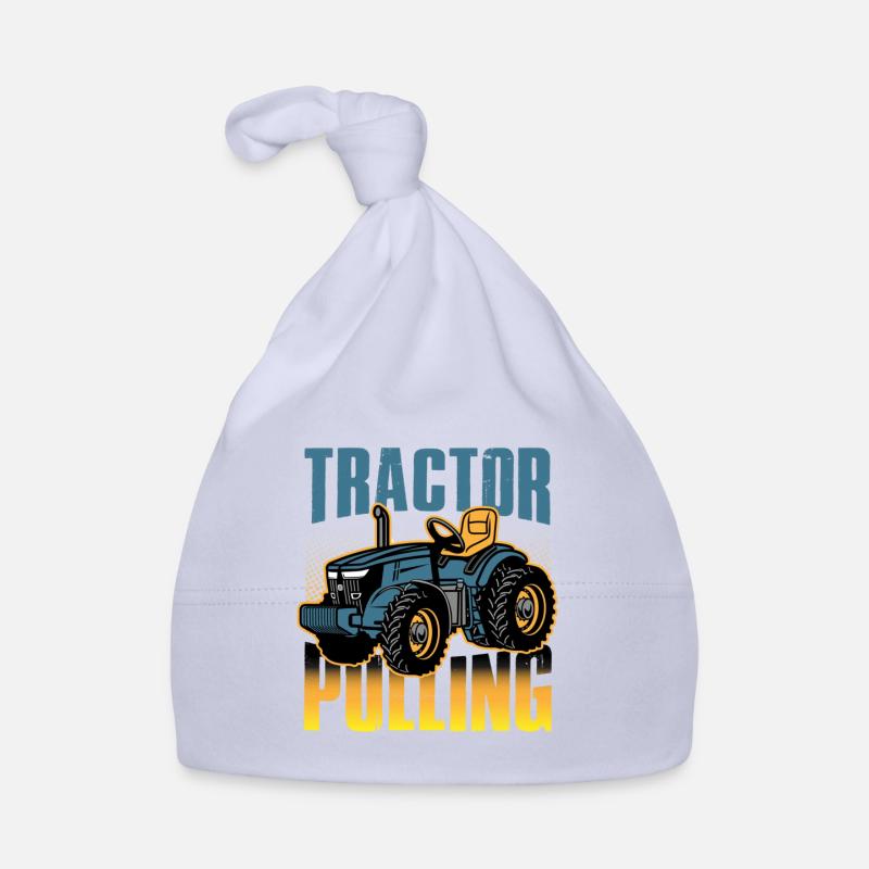 tractor pulling, tractor pulling, racing, Organic Baby Cap