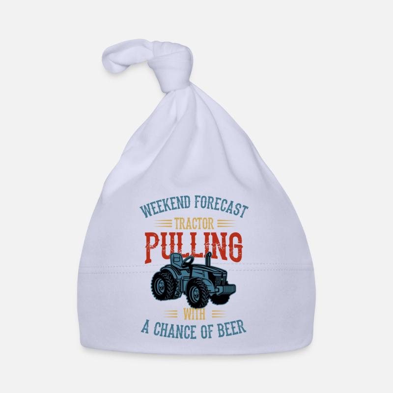 tractor pulling, tractor pulling drag, tractors, - Organic Baby Cap - sky