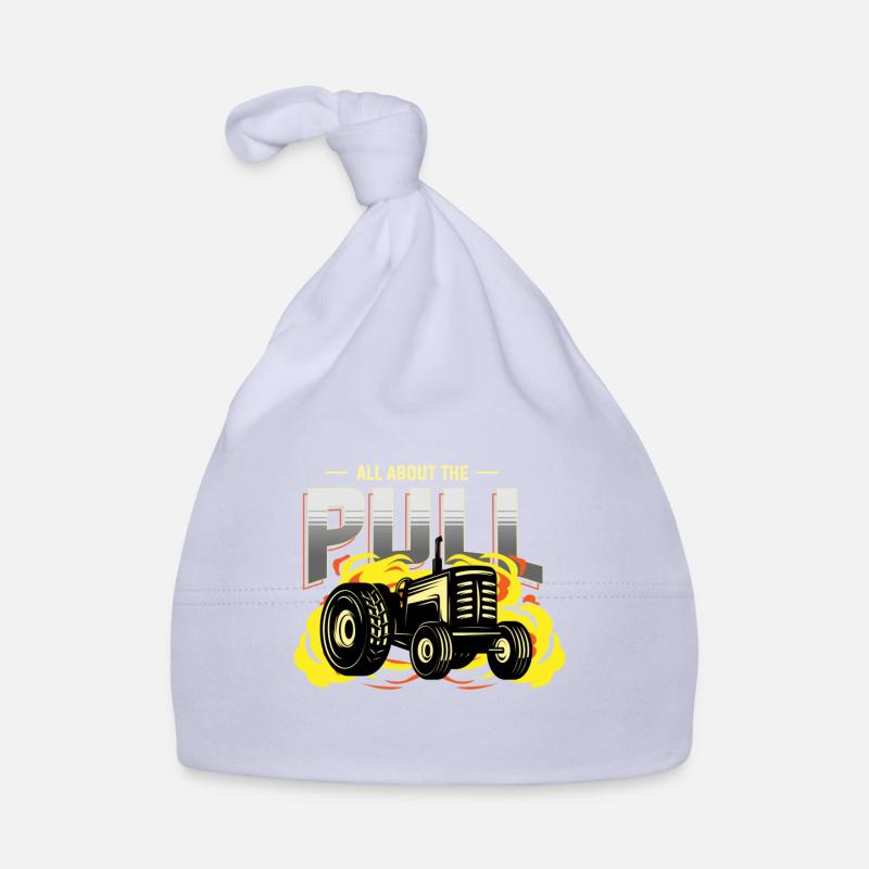 tractor pulling, tractor pulling tractor, racing, Organic Baby Cap