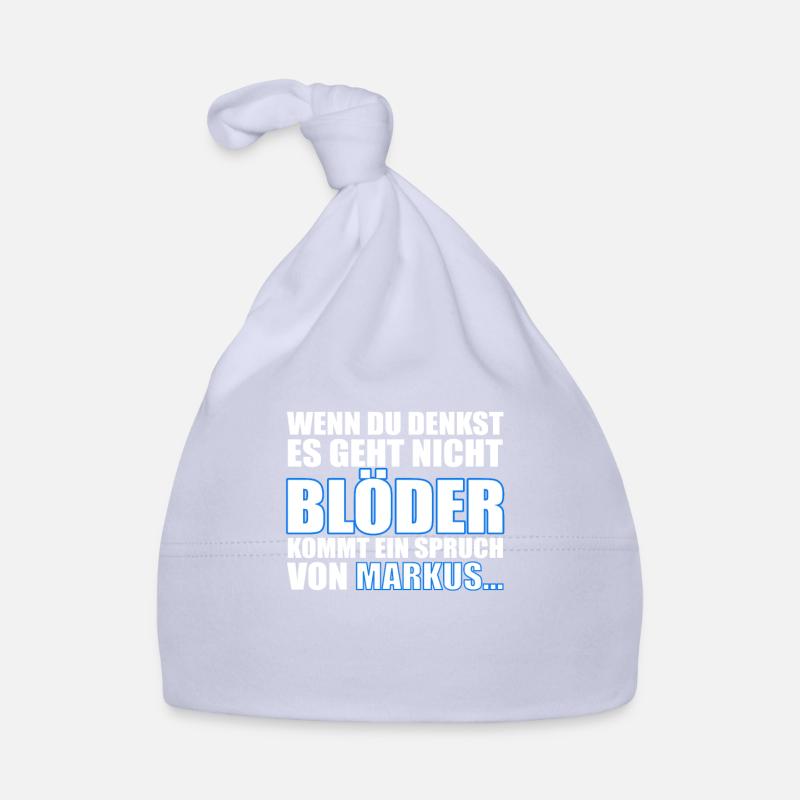 Es geht nicht Blöder außer mit Markus... Baby Bio-Mütze