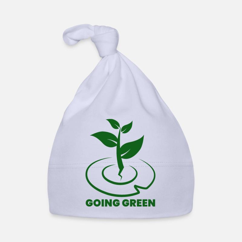 Going Green - nature environment ecology Organic Baby Cap
